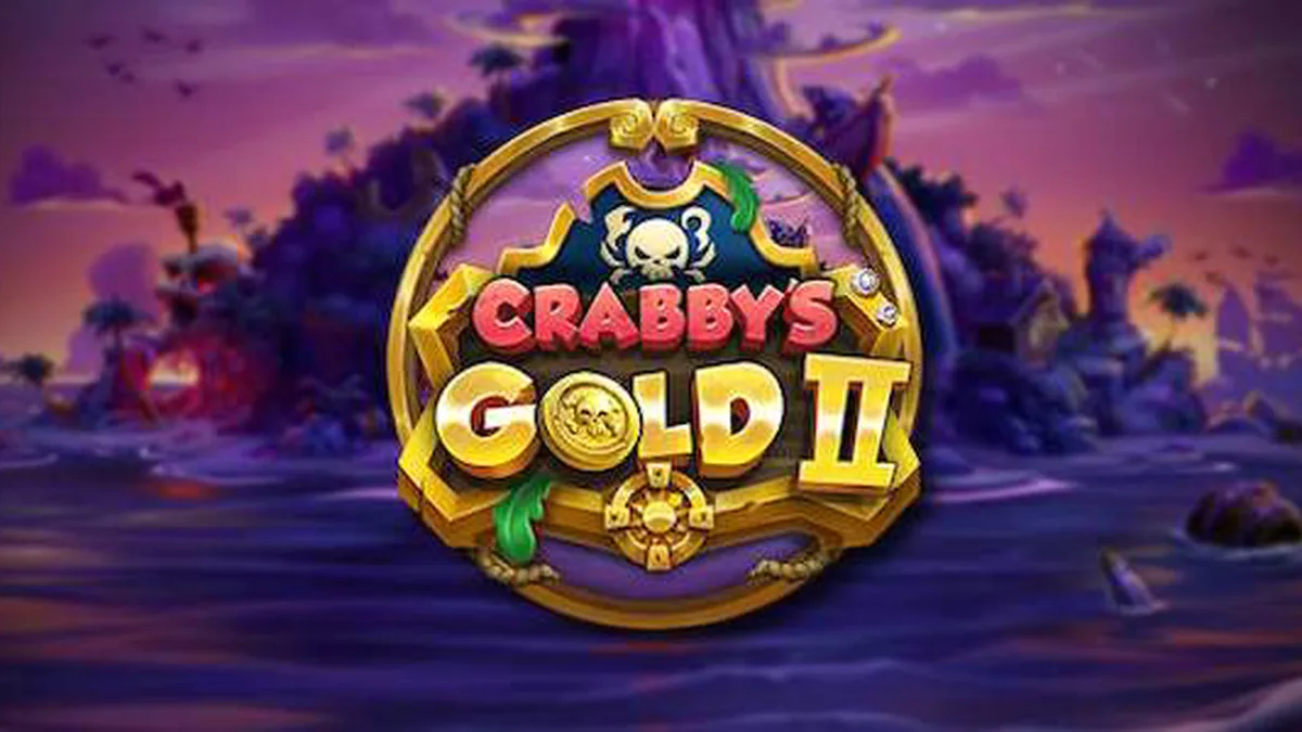 Interface do jogo de slot Crabby’s Gold II com tema pirata